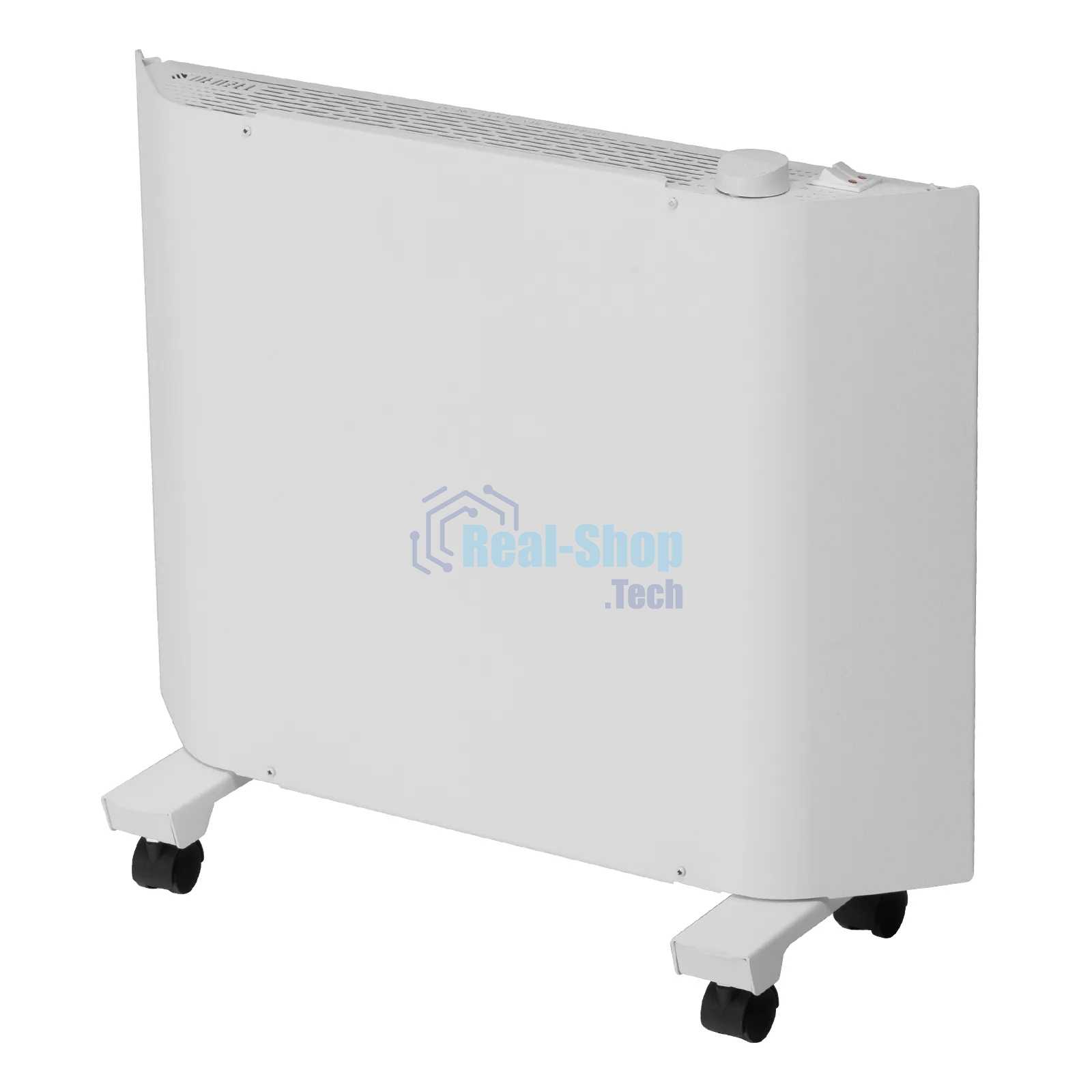 Конвектор Denzel XCE-1000 белый, 1000 Вт, 15 м2, термостат