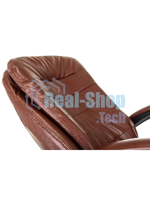 Кресло Бюрократ T-9950MSG-F/BROWN-PU коричневый, экокожа