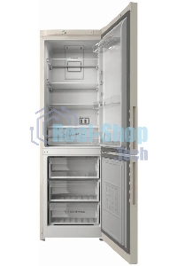Холодильник Indesit ITR 4180 E бежевый двухкамерный 220/78л морозилка снизу