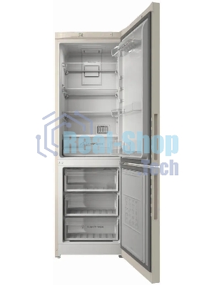 Холодильник Indesit ITR 4180 E бежевый двухкамерный 220/78л морозилка снизу