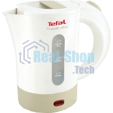 Чайник электрический Tefal KO 120130 650 Вт, 0.5 л, бело-бежевый