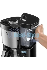 Кофеварка капельная Melitta Look V Therm Timer Black Filter черный/нержавеющая сталь, исп. кофе - молотый, 1.25 л, 1000 Вт