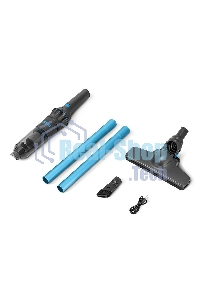 Пылесос ручной Kitfort КТ-5538 120Вт серый/голубой