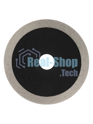 Диск алмазный отрезной Denzel ф125 х 22,2 мм, Сплошной, мокрое резание, HWD92