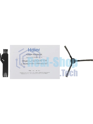 Робот-пылесос Haier HSR Care S3B черный, 3200 мAч Li-Ion, уборка сухая/влажная, пылесборник контейнер 0.3 л
