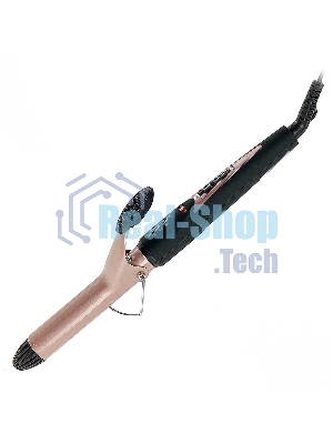 Щипцы для завивки волос DELTA LUX DL-0626 коричневый/черный, 25 мм, 180 °C, 1 режим