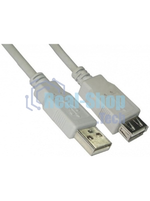 Кабель-удлинитель 5bites UC5011-010C USB2.0 / AM-AF / 1M