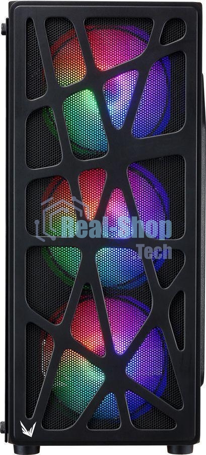 Компьютерный корпус Aerocool/Formula MANA черный без БП ATX 6x120мм 2xUSB 2.0 1xUSB 3.0 audio bott PSU