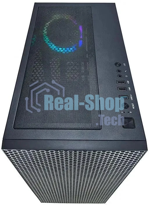 Компьютерный корпус Azza Hive черный без БП ATX 8x120мм 5x140мм 2xUSB 2.0 1xUSB 3.0 audio bott PSU