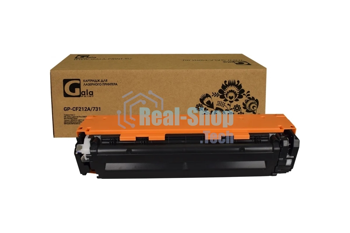 Картридж лазерный GalaPrint GP-CF212A (131A)/731 желтый (1800 стр) для HP LaserJet Pro 200 Color M251/276 Canon i-SENSYS LBP7110CW/LBP7100CN/MF8280CW/MF8250CN/MF8230CN/MF8210CN