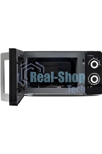 Микроволновая печь Hyundai HYM-M2054 черный/серебристый, 20 л, 700 Вт, переключатели - поворотный механизм