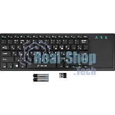 Клавиатура беспроводная Oklick 830ST, USB, Радиоканал, черный