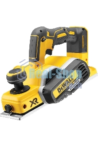 Аккумуляторный бесщеточный рубанок XR DeWalt DCP580N-XJ черный/желтый