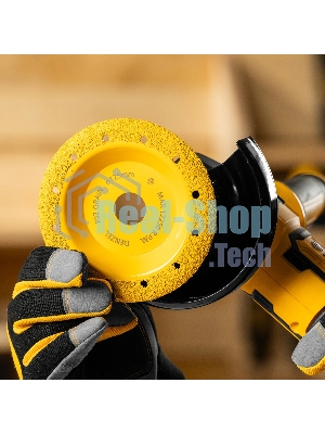 Чашка твердосплавная зачистная Denzel 125 мм, yаклонная, мелкое зерно #32