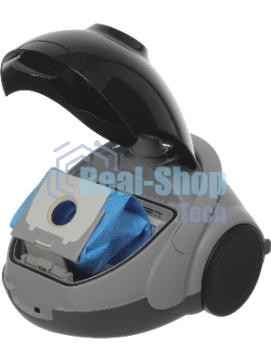 Пылесос Samsung VCC5241S3K/XEV черный/серый, 410/1800 Вт, уборка сухая, пылесборник мешок 2.4 л