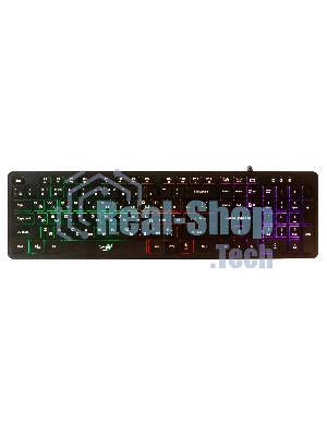 Комплект клавиатура+мышь Dialog Gan-Kata KMGK-1707U проводной, USB, 1600 DPI, чёрный