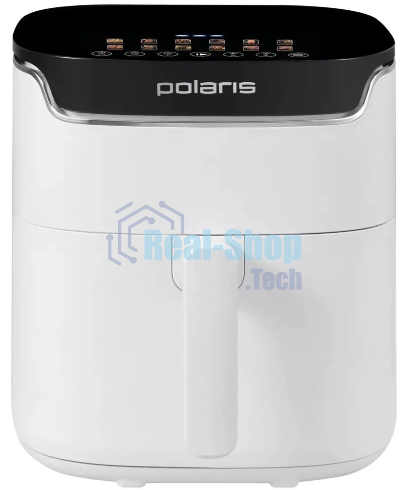 Аэрогриль POLARIS PAF 5502 белый, 1600 Вт, 6 л, сенсор, 12 программ