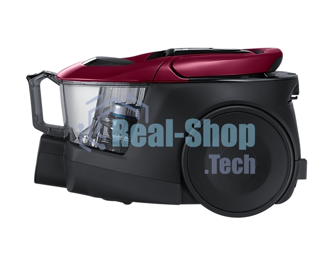 Пылесос Samsung VC18M31A0HP бордовый/черный, 380/1800 Вт, уборка сухая, пылесборник контейнер 2 л