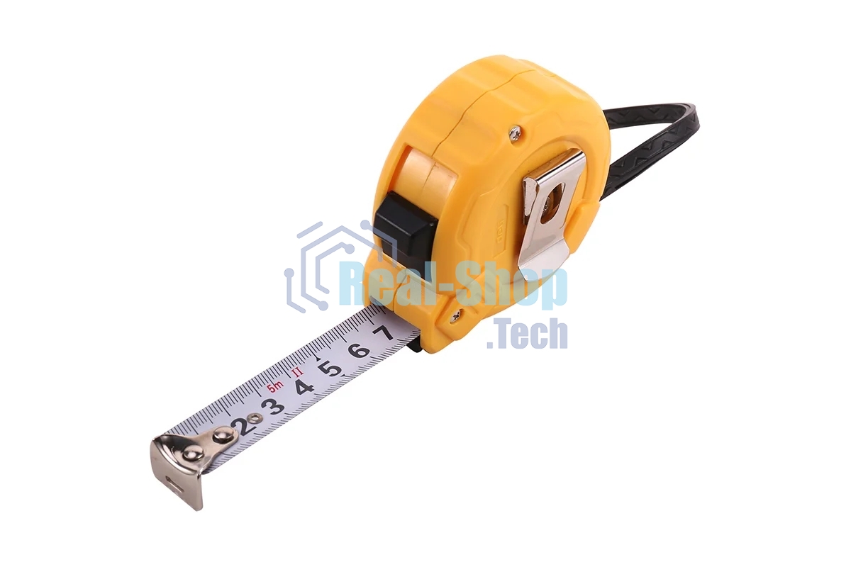 Рулетка Deli DL9005B 5мx19мм Метрическая. Корпус ударопрочный.