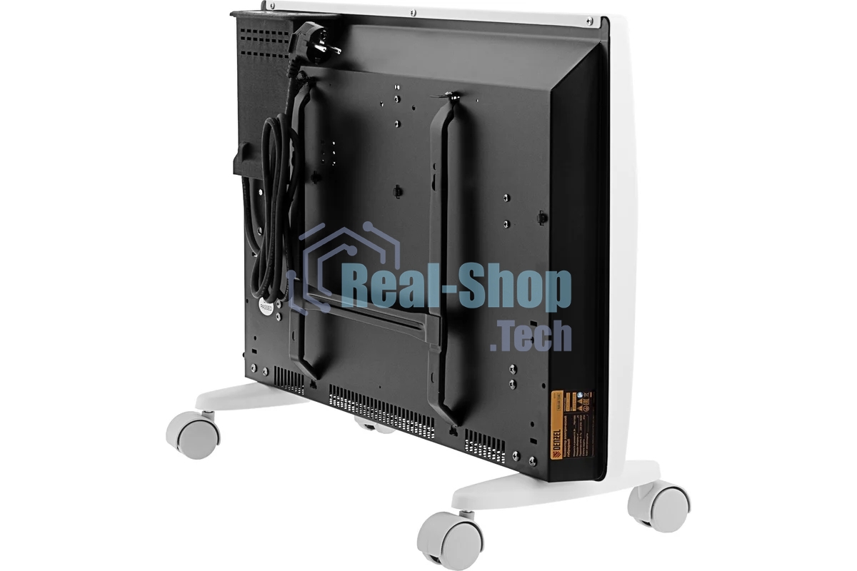 Конвектор гибридный Denzel HybridX-1500 белый, 1500 Вт, 25 м2, термостат, дисплей