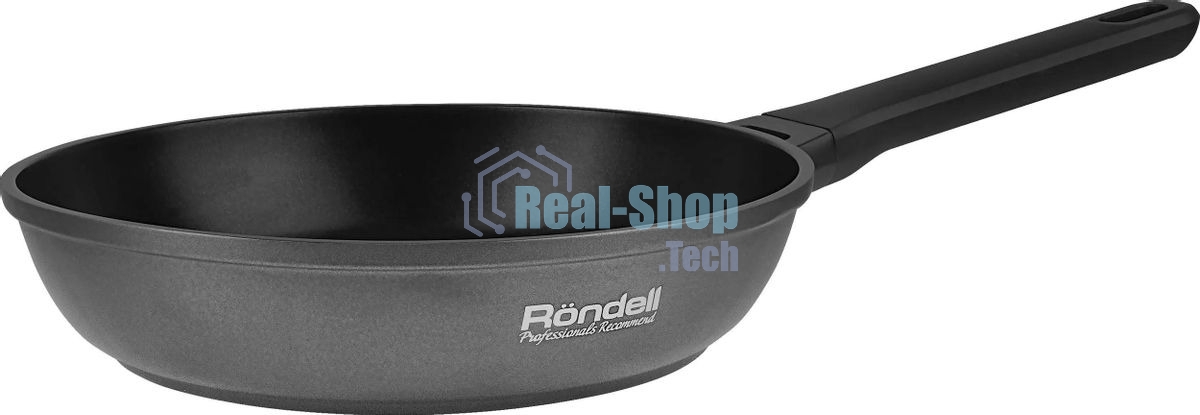Сковорода Rondell Zorro RDA-1449, 20 см, без крышки, графитовый