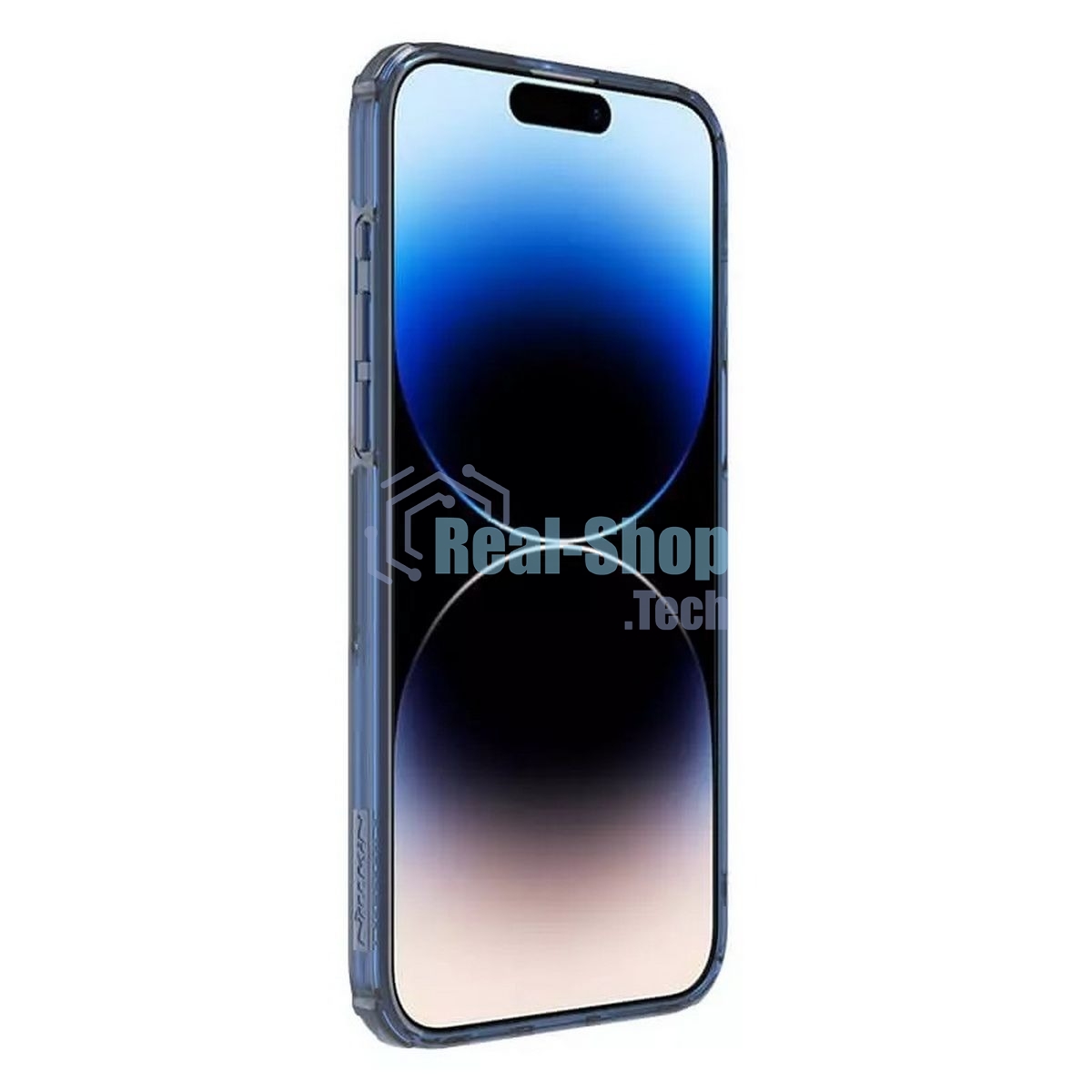 Чехол Nature TPU Pro Magnetic Case, синий, (AP IP15 Pro Max)