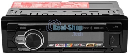 Автомагнитола ACV ADX-905BM, 1 DIN, Bluetooth, USB Type-A, AUX, пульт ДУ