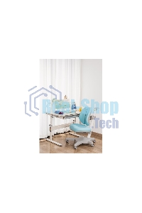 Кресло детское Cactus CS-CHR-3604BL голубой крестов. пластик серый