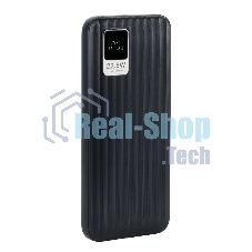 Портативный аккумулятор Perfeo Powerbank WATERFALL 10000 mAh/LED дисплей/PD + QC 3.0/Type-C/2 USB/Выход: 5A, max 22.5Wчерный (PF_E1469)
