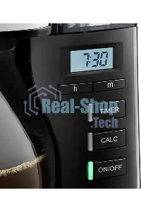 Кофеварка капельная Melitta Look V Therm Timer Black Filter черный/нержавеющая сталь, исп. кофе - молотый, 1.25 л, 1000 Вт