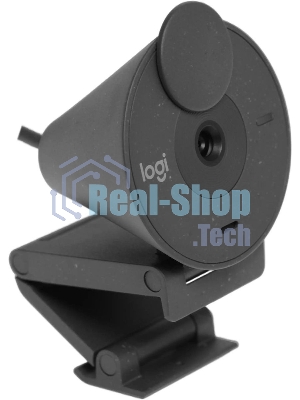 Веб-камера Logitech Brio 300 1920x1080, 30 кадр/с, USB Type-C, микрофон (шумоподавление), автоматическая фокусировка, автоосвещение, универсальное крепление
