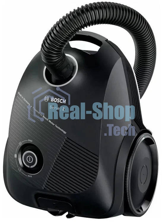 Пылесос Bosch BGLS2BA2 черный, 600 Вт, уборка сухая, пылесборник мешок 3.5 л