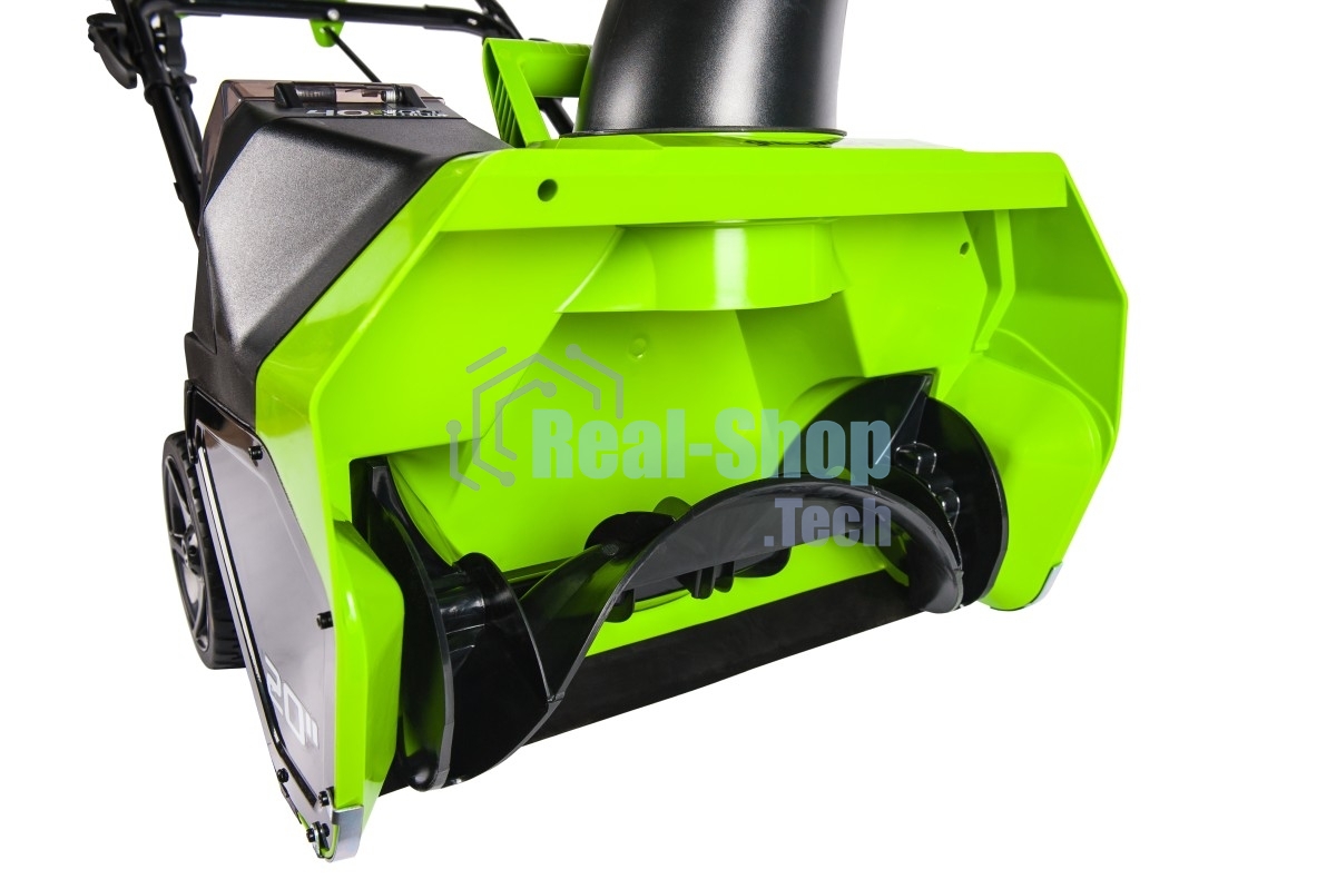 Снегоуборщик аккумуляторный GreenWorks GD40ST, 40V, 51 см, бесщеточный, без АКБ и ЗУ (2600007)
