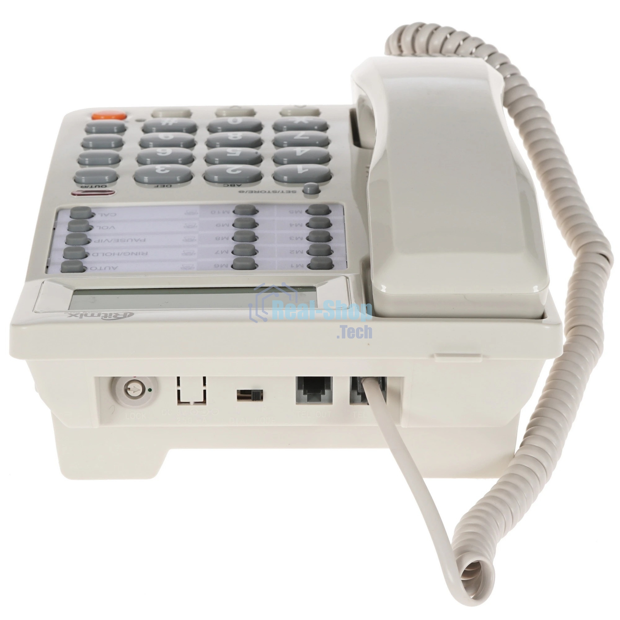Телефон проводной Ritmix RT-495 белый