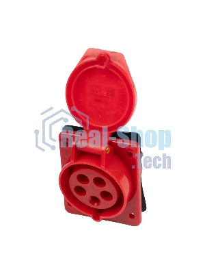 Розетка стационарная для скрытой установки PPC 415 3Р+РЕ+N 16А 380В IP44 Jazzway