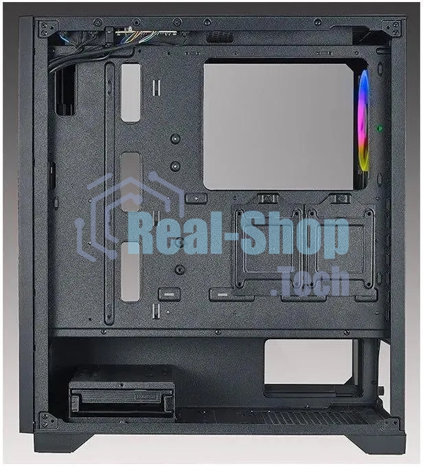 Компьютерный корпус Azza Hive черный без БП ATX 8x120мм 5x140мм 2xUSB 2.0 1xUSB 3.0 audio bott PSU