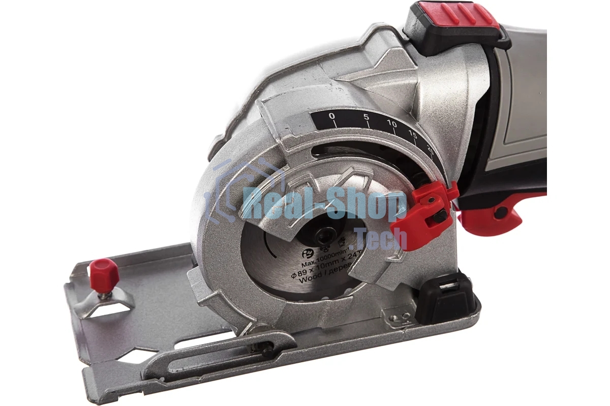 Мини-пила циркулярная P.I.T PMS89-C (600Вт, 5500об/мин, диск 89мм, глуб. пропила 28,5мм) [PMS89-C]