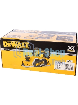 Аккумуляторный бесщеточный рубанок XR DeWalt DCP580N-XJ черный/желтый
