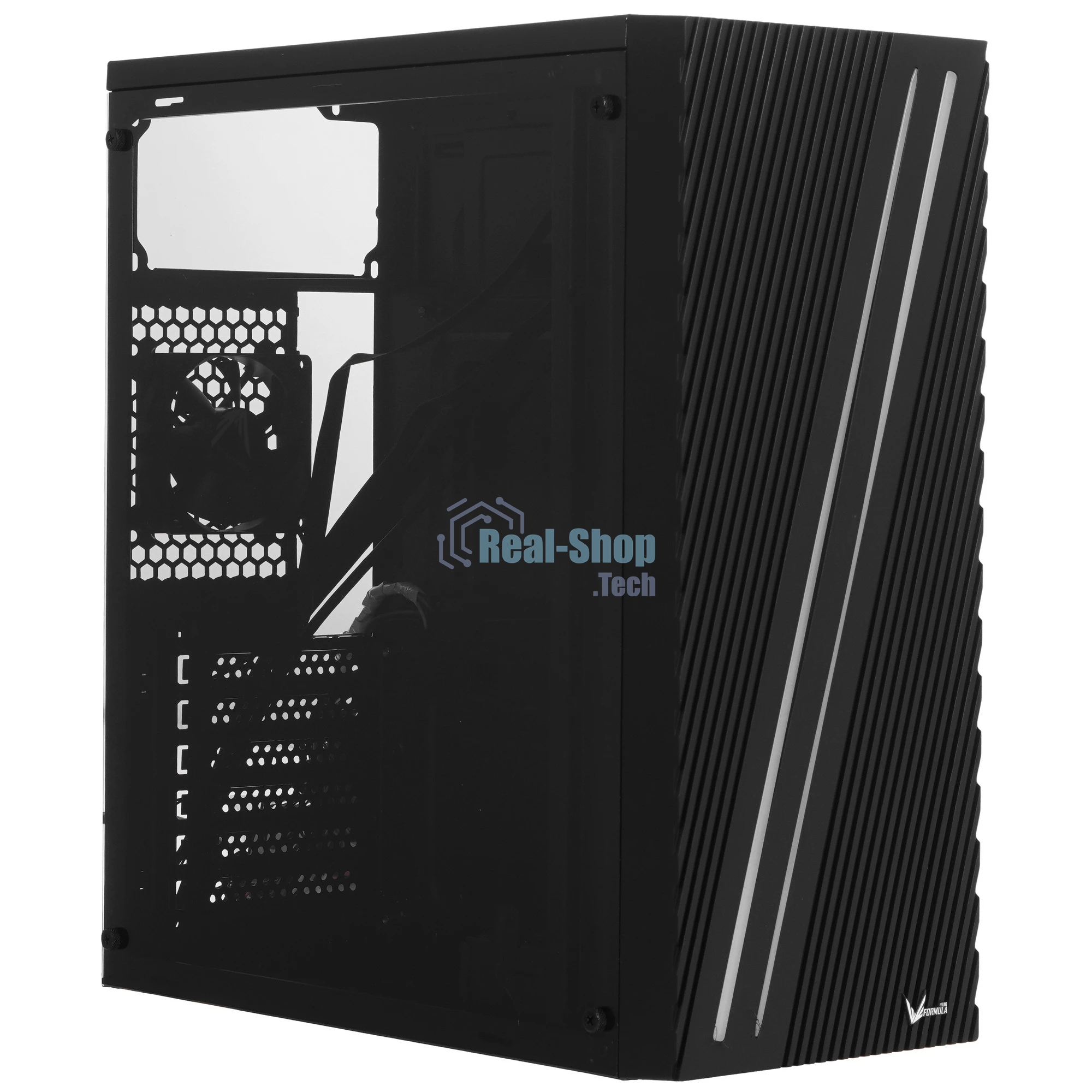 Компьютерный корпус Aerocool/Formula Streak-A-BK-v1 черный без БП ATX 1x80мм 2xUSB 2.0 1xUSB 3.0 audio