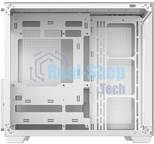 Компьютерный корпус Deepcool CG530 WH белый без БП ATX 2x120мм 2x140мм 2xUSB2.0 1xUSB3.0 audio bott PSU