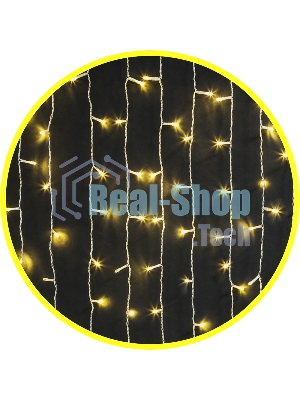 Гирлянда Navigator NGF-C01-288WW-8-1.5x1.5m-230-C8-TR-IP20