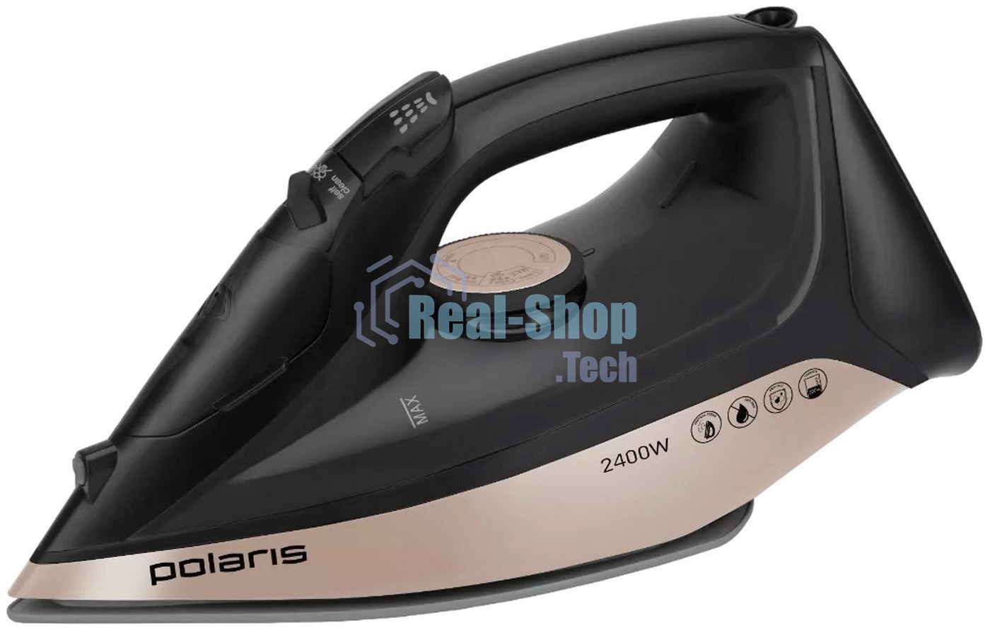 Утюг Polaris PIR-2483К черный/золотой