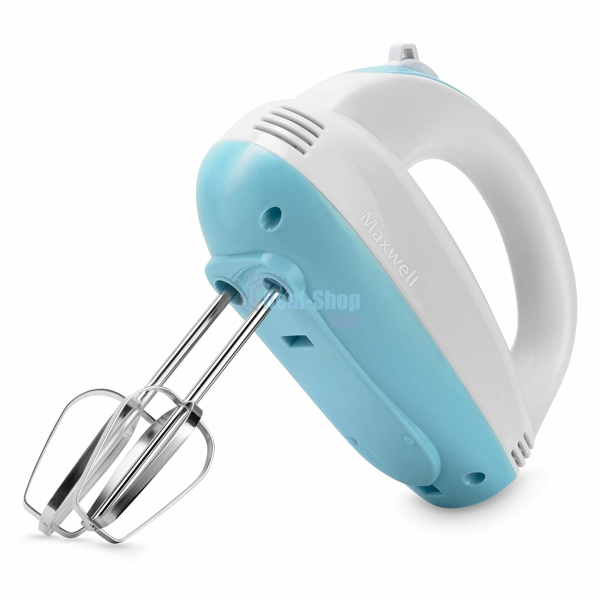 Миксер Maxwell MW-1360(W) Мощность 300 Вт.5 скорост. режимов.Номинальная потребляемая мощность 120 В