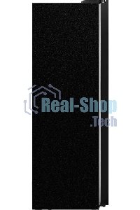 Холодильник Maunfeld MFF177NFB Slim Inverter черный двухкамерный 352/198л морозилка слева, No Frost, Side by Side