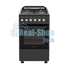 Плита комбинированная NORDEN FF6406GAZD Черный матовый