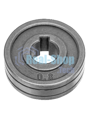 Подающий ролик Denzel V профиль под стальную проволоку 0,8-1 мм, 2 шт