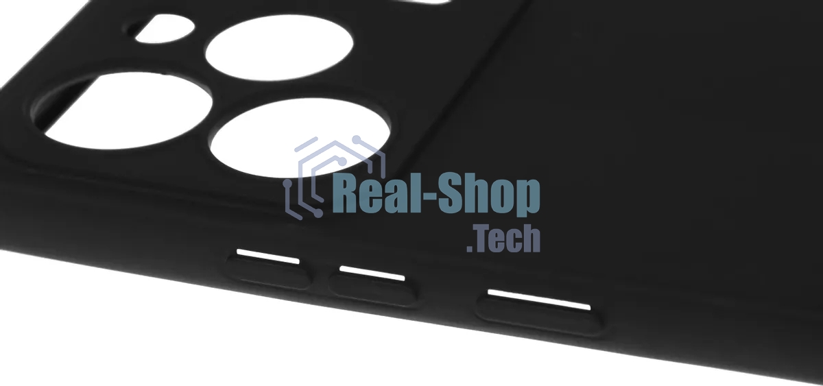 Чехол (клип-кейс) BoraSCO для Tecno Pova 6/6 Pro Silicone Case черный (73173)