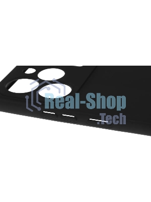 Чехол (клип-кейс) BoraSCO для Tecno Pova 6/6 Pro Silicone Case черный (73173)