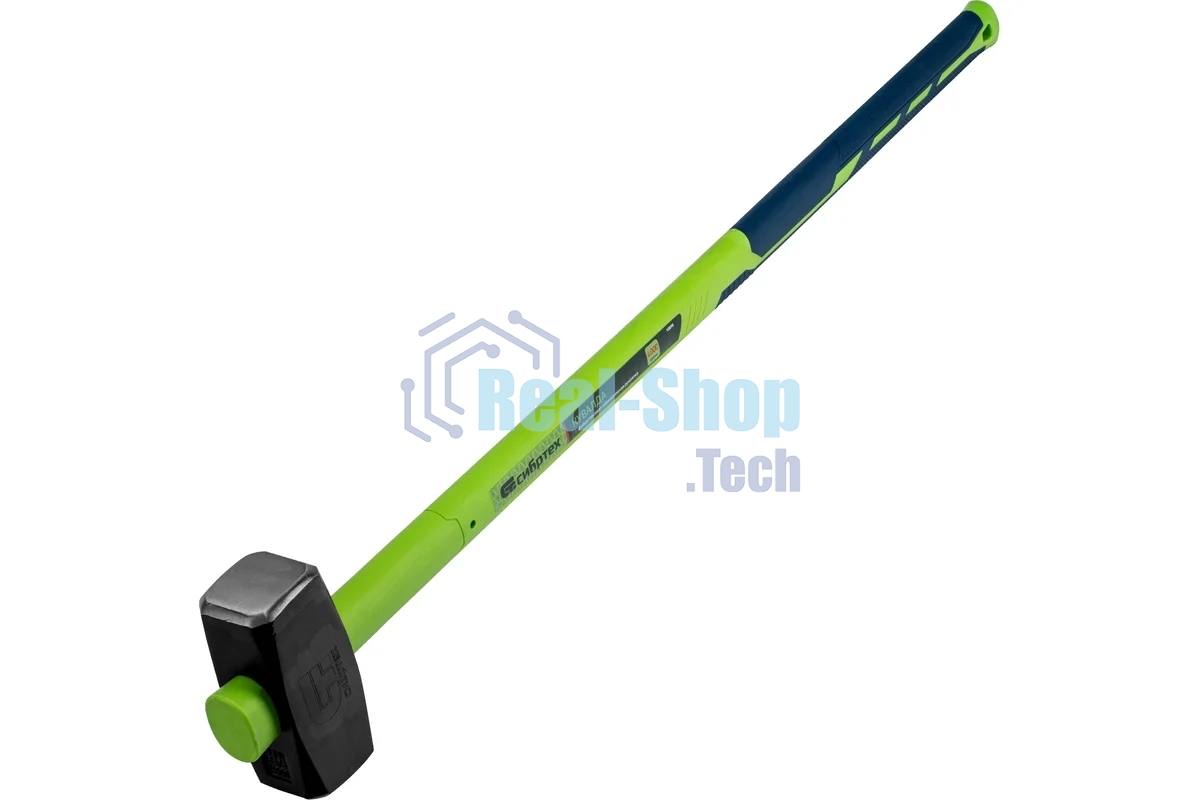 Кувалда Сибртех 4000 г, фибергласовая обрезиненная рукоятка