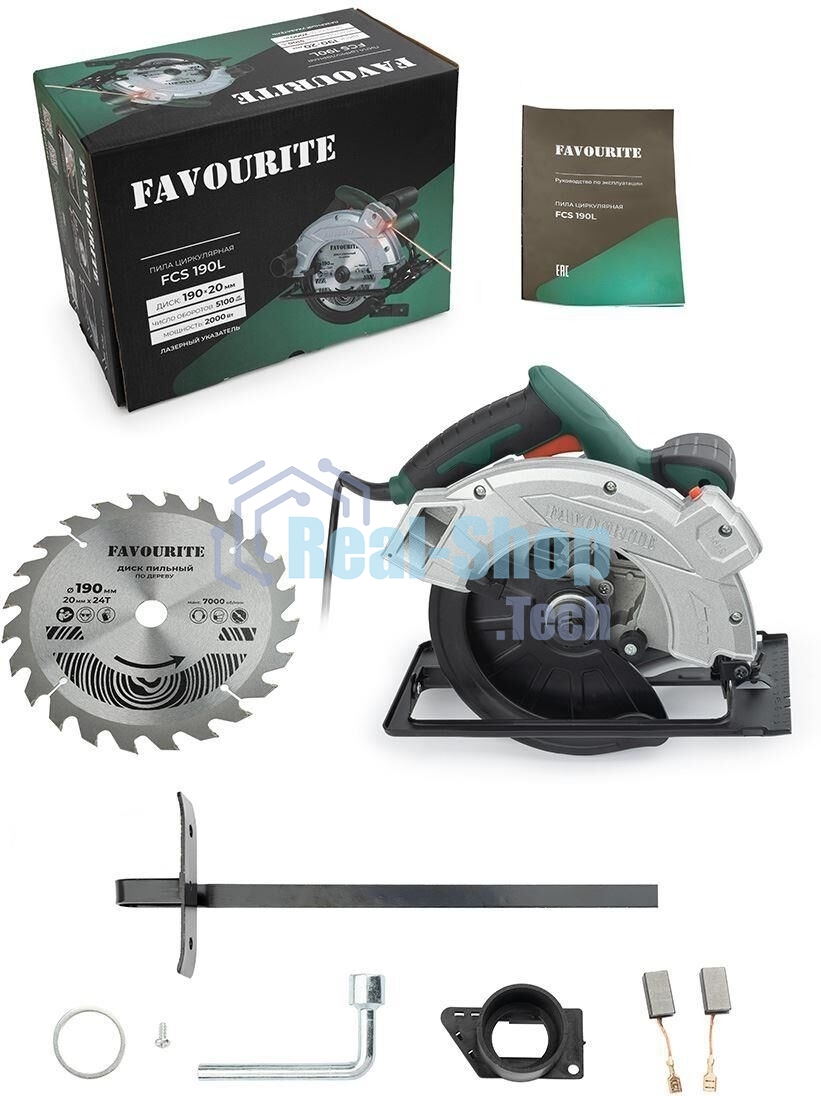 Пила циркулярная FAVOURITE FCS 190L